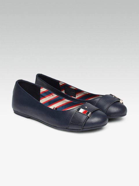 

Tommy Hilfiger Women Blue Solid Ballerinas
