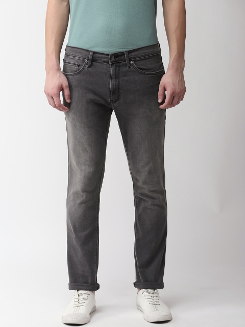

Marks & Spencer Men Grey Slim Fit Mid-Rise Clean Look Stretchable Jeans
