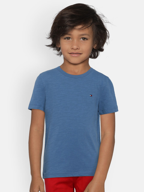 

Tommy Hilfiger Boys Blue Printed Round Neck T-shirt