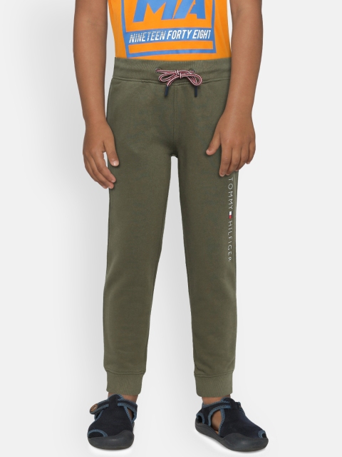 

Tommy Hilfiger Boys Olive Green Joggers