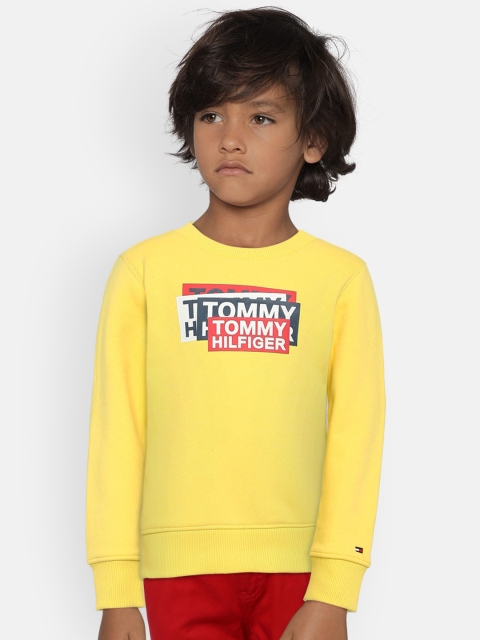 

Tommy Hilfiger Boys Yellow Printed Sweatshirt