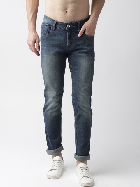 

Flying Machine Men Blue Slim Fit Mid-Rise Clean Look Stretchable Jeans