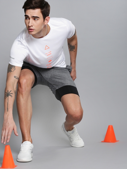 

Cultsport Men White Printed Flydry Relaxed Fit Running T-shirt