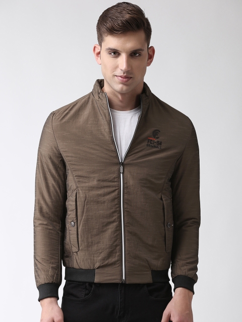 

Fort Collins Men Brown Solid Bomber Jacket