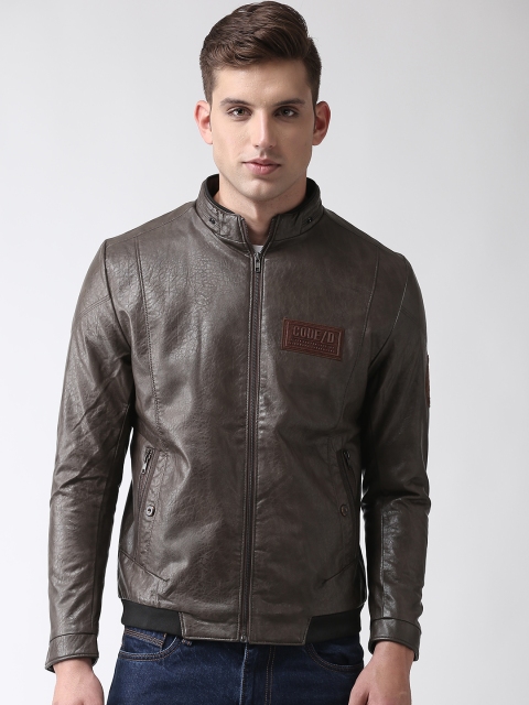 

Fort Collins Men Brown Solid Tailored Jacket