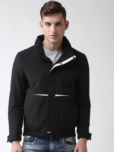 

Fort Collins Men Black Solid Padded Jacket