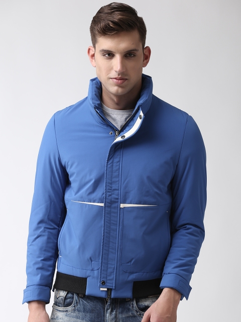 

Fort Collins Men Blue Solid Padded Jacket