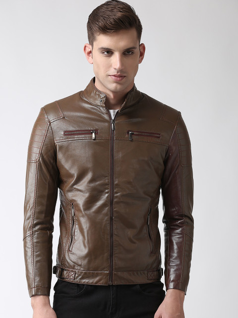 

Fort Collins Men Coffee Brown Solid Tailored Jacket