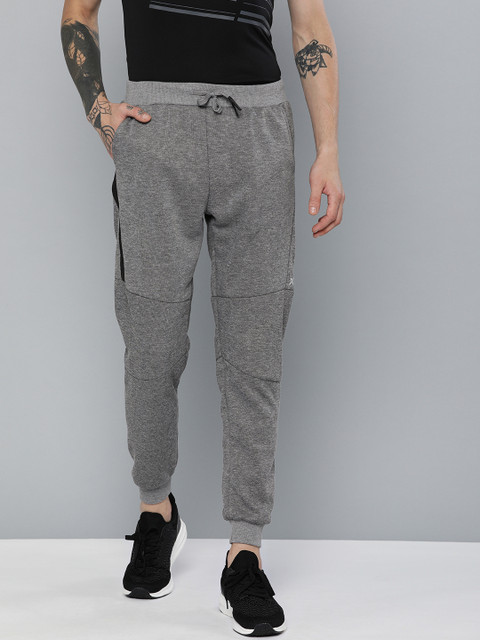 

HRX by Hrithik Roshan Men Grey Solid Slim Fit Active Training Joggers