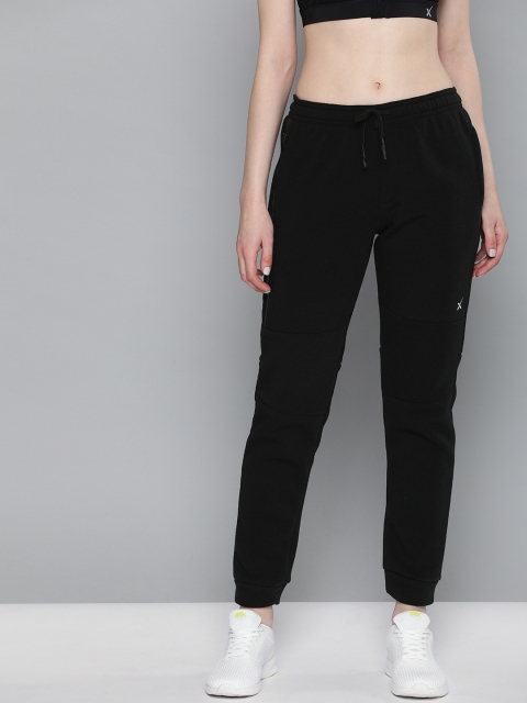 

HRX by Hrithik Roshan Women Black Slim Fit Training Joggers