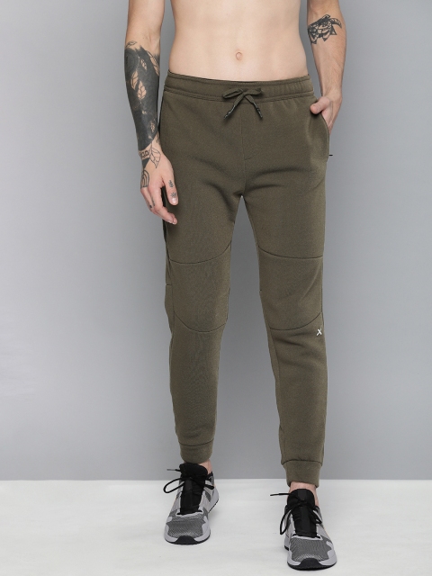 

HRX by Hrithik Roshan Olive Green Active Training Joggers