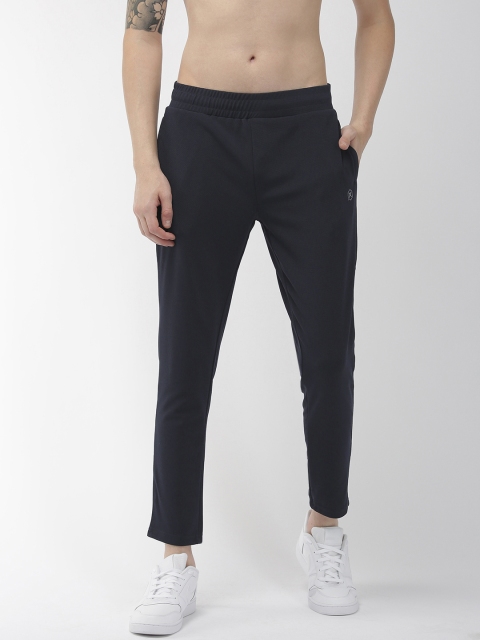 

Flying Machine Men Navy Blue Solid Slim Fit Track Pants