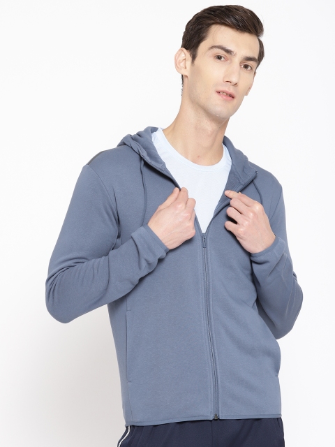 

ADIDAS Men Blue EM Full Zip Sweatshirt