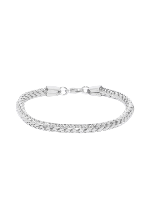

Peora Men Silver-Toned Stainless Steel Link Bracelet