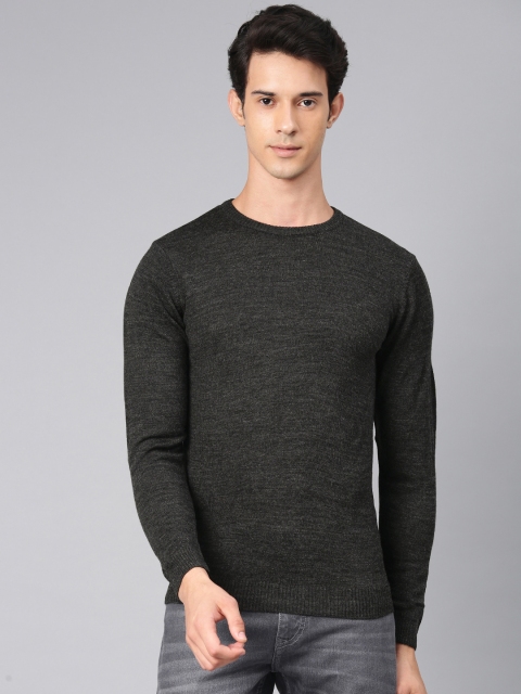 

Van Heusen Sport Men Charcoal Grey Solid Sweater