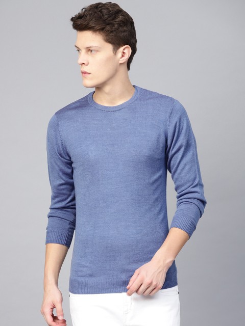 

Van Heusen Sport Men Blue Solid Sweater
