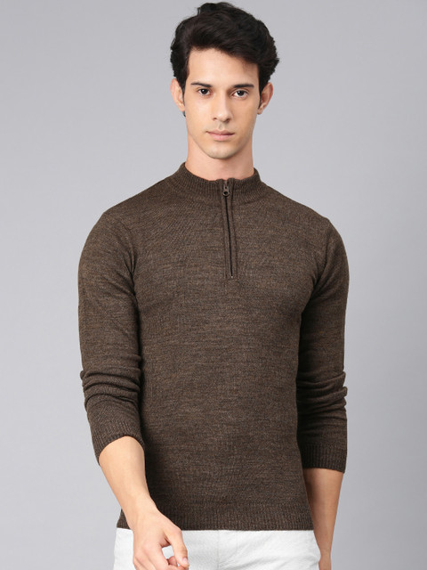 

Van Heusen Sport Men Brown Solid Sweater