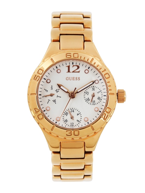 

GUESS Women White Dial Watch W0355L2