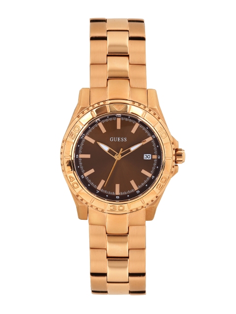 

GUESS Women Metallic Brown Dial Watch W0469L1