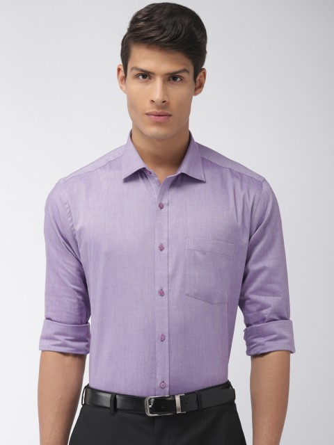 

Park Avenue Men Violet Slim Fit Solid Formal Shirt