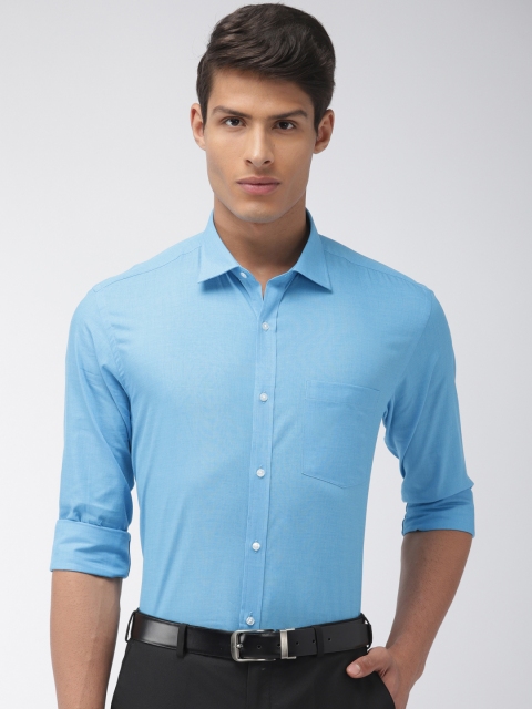 

Park Avenue Men Blue Slim Fit Solid Formal Shirt