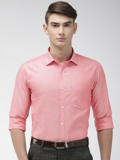 

Park Avenue Men Red Slim Fit Solid Formal Shirt