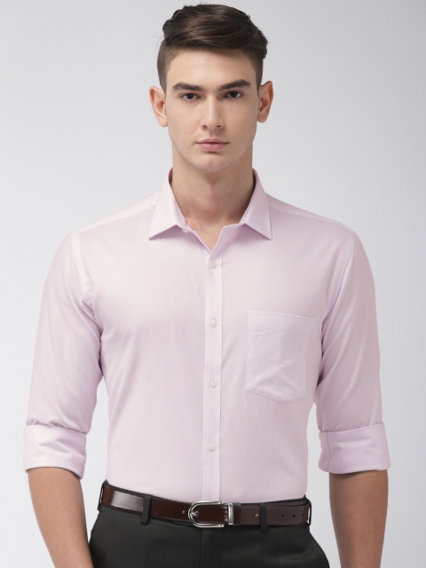 

Park Avenue Men Lavender Slim Fit Self Design Formal Shirt