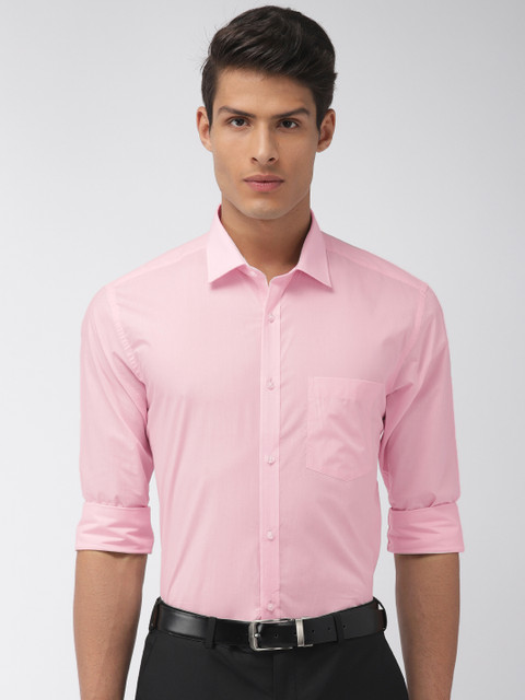

Park Avenue Men Pink Slim Fit Solid Formal Shirt
