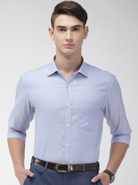 

Park Avenue Men Blue Slim Fit Solid Formal Shirt