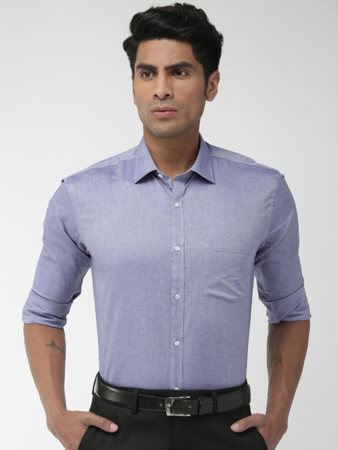 

Park Avenue Men Blue Slim Fit Solid Formal Shirt