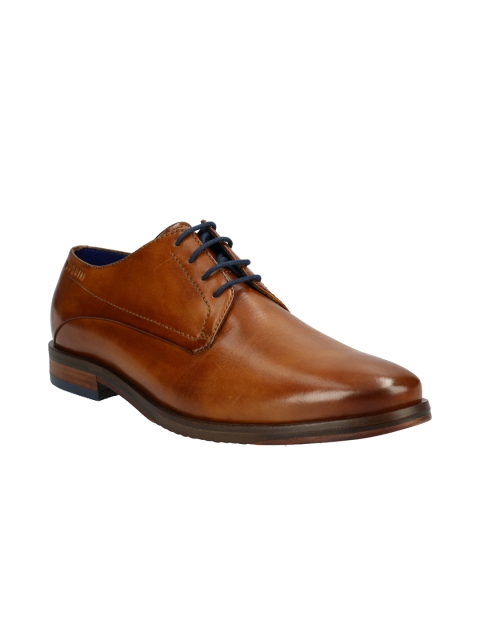 

Bugatti Men Brown Solid Leather Formal Derbys