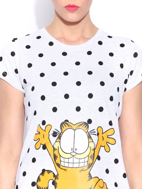 

Kook N Keech Garfield Grey Printed T-shirt