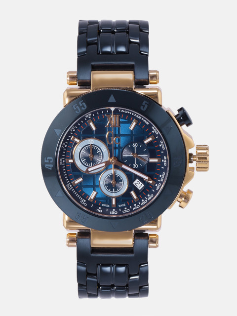 

GC Men Navy Blue Chronograph Analogue Watch X90012G7S