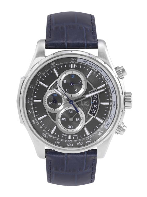 

GC Men Charcoal Grey Analogue Chronograph Watch X81005G5S