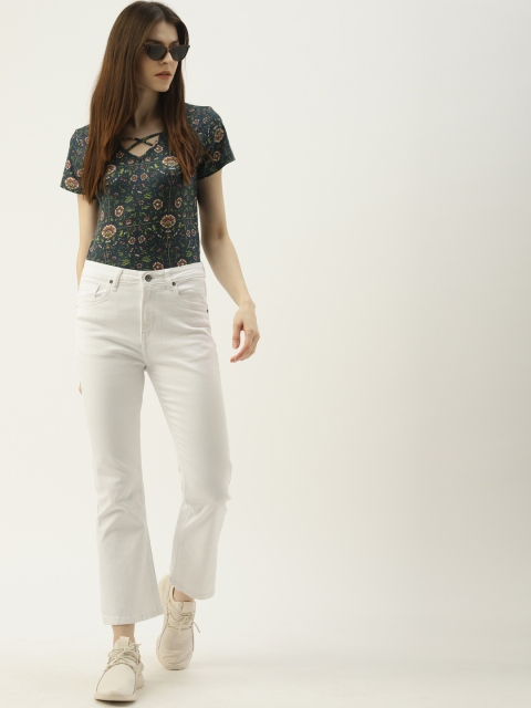 

NUSH Women Multicoloured Floral Printed Top, Multi