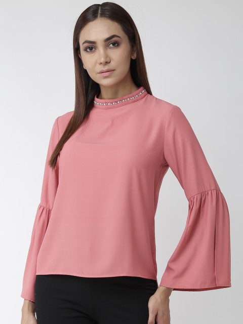 

Madame Women Pink Solid Top