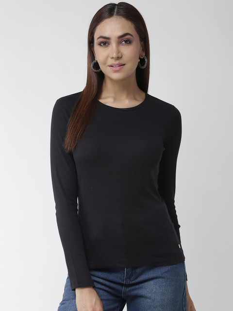 

Madame Women Black Solid Top