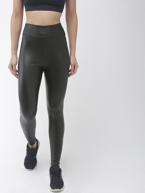 

FOREVER 21 Women Black Solid Tights