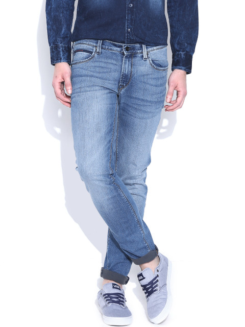 

Lee Blue Low-Rise Skinny Fit Jeans