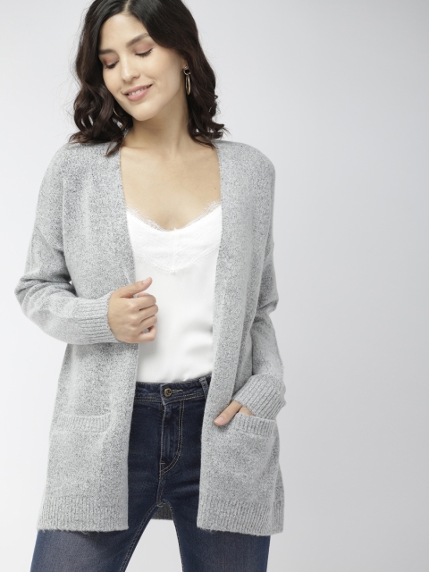 

FOREVER 21 Women Grey Solid Sweater