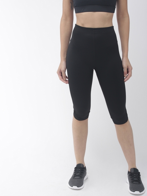 

FOREVER 21 Women Black Solid Tights