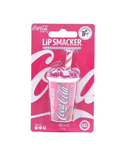 

LIP SMACKER Coca-Cola Cherry Cup Lip Balm 7.4 g, Pink