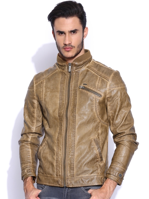 

Arrow Sport Brown Biker Jacket