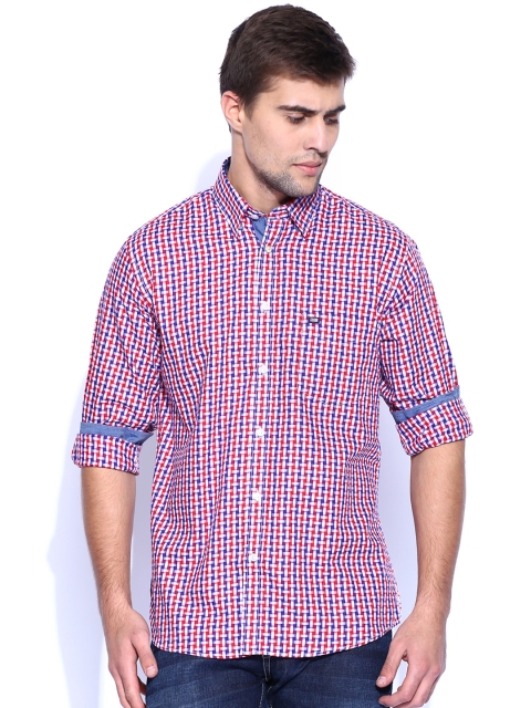 

Arrow Sport Red & Blue Checked Casual Shirt