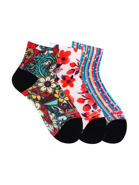 

Hush Puppies Women Pack of 3 Assorted Ankle-Length Socks