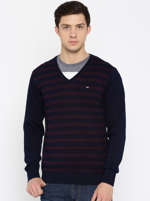 

Arrow Sport Navy Striped Sweater, Navy blue