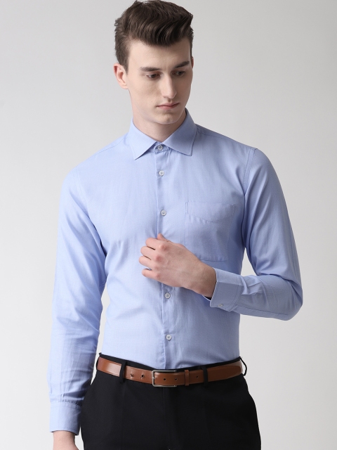 

Richlook Men Blue Regular Fit Solid Formal Shirt