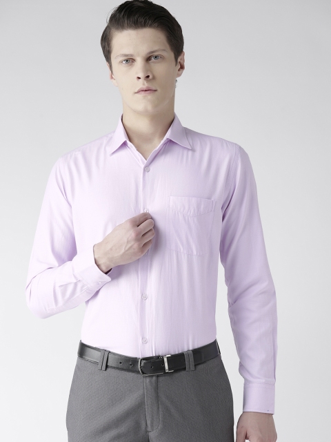 

Richlook Men Lavender Regular Fit Solid Formal Shirt