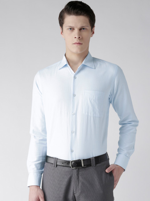 

Richlook Men Blue Regular Fit Solid Formal Shirt