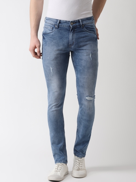 

Richlook Men Blue Slim Fit Mid-Rise Mildly Distressed Jeans